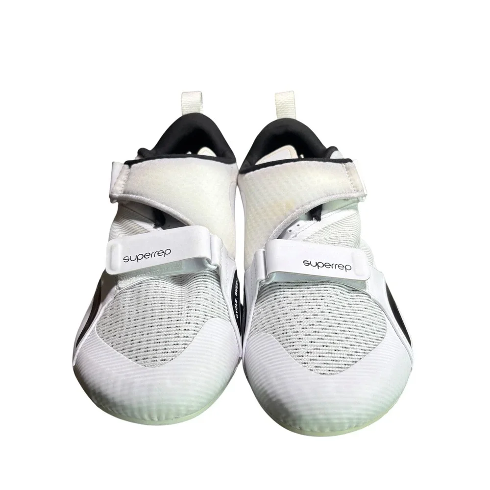 Nike SuperRep Cycle White Black Indoor Cycling Shoes Unisex Mens 9 Womens 10.5
